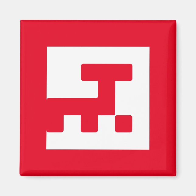 Mars Neugier Magnet (Vorne)