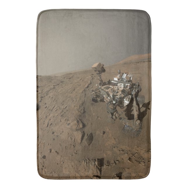 Mars Neugier Roter Marsch Landschaft Badematte (Vorderseite Vertikal)
