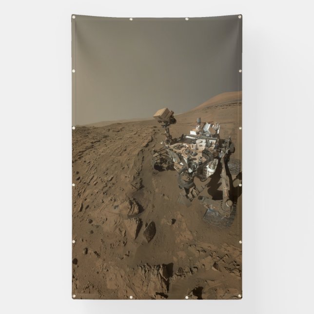 Mars Neugier Roter Marsch Landschaft Banner (Vertikal)