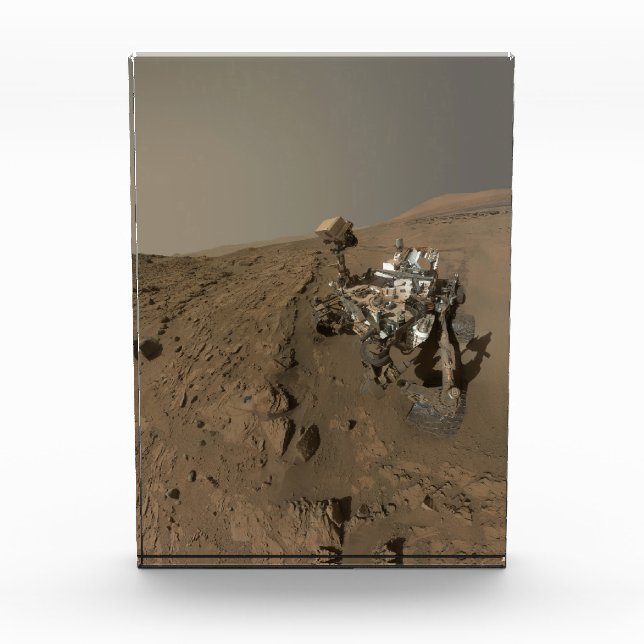 Mars Neugier Roter Marsch Landschaft Fotoblock (Vorderseite)