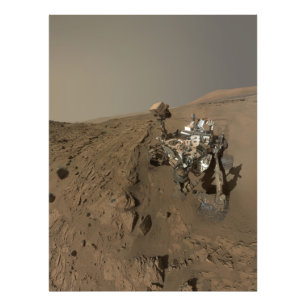 Mars Neugier Roter Marsch Landschaft Fotodruck