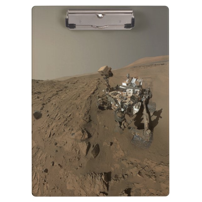 Mars Neugier Roter Marsch Landschaft Klemmbrett (Vorderseite)