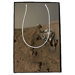 Mars Neugier Roter Marsch Landschaft Mittlere Geschenktüte