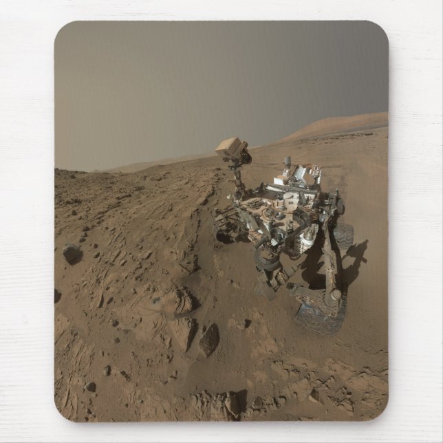 Mars Neugier Roter Marsch Landschaft Mousepad (Vorne)