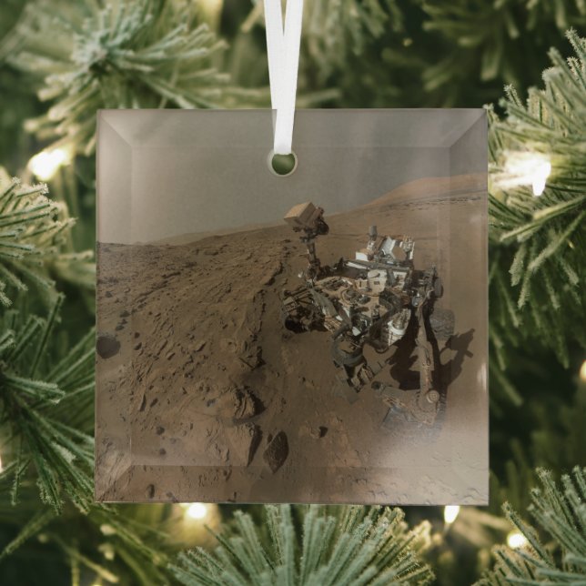 Mars Neugier Roter Marsch Landschaft Ornament Aus Glas (Insitu)
