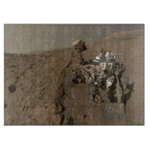 Mars Neugier Roter Marsch Landschaft Schneidebrett
