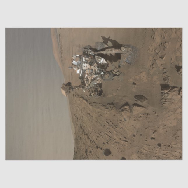 Mars Neugier Roter Marsch Landschaft Seidenpapier (Vorderseite)