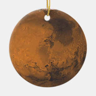Mars-Oberflächenplaneten-Foto Keramikornament