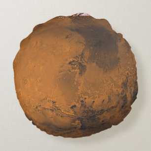 Mars-Oberflächenplaneten-Foto Rundes Kissen