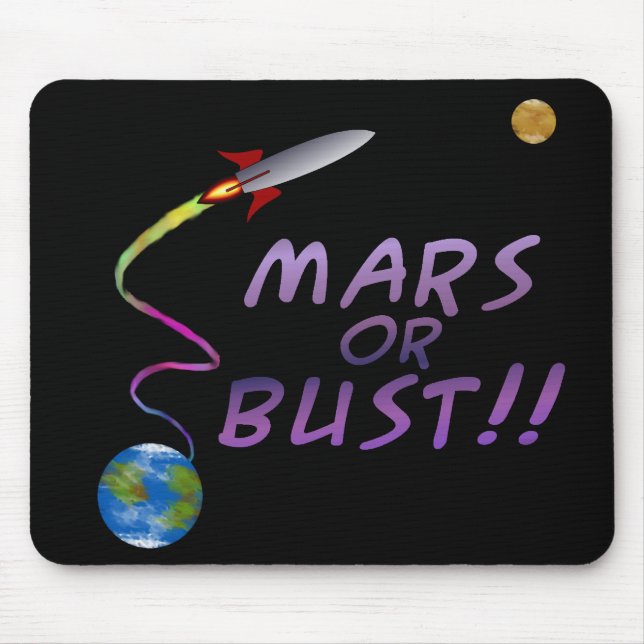 Mars oder Pleite! Mousepad (Vorne)