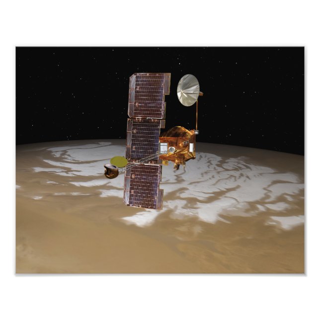 Mars Odyssey-Raumfahrzeug Fotodruck (Vorne)
