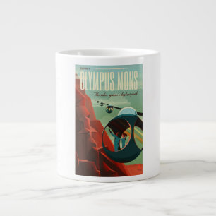 Mars Olympus Mons Höchstes Vulkansolarsystem Jumbo-Tasse