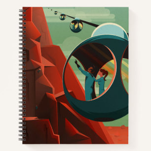 Mars Olympus Mons Höchstes Vulkansolarsystem Notizbuch