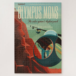 Mars Olympus Mons Höchstes Vulkansolarsystem Puzzle
