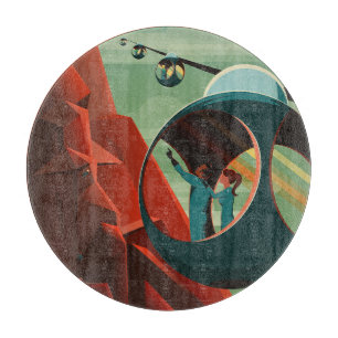 Mars Olympus Mons Höchstes Vulkansolarsystem Schneidebrett