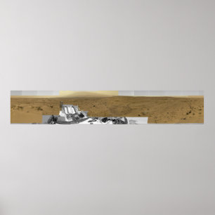 Mars Panorama: Ein historisches Bild Poster
