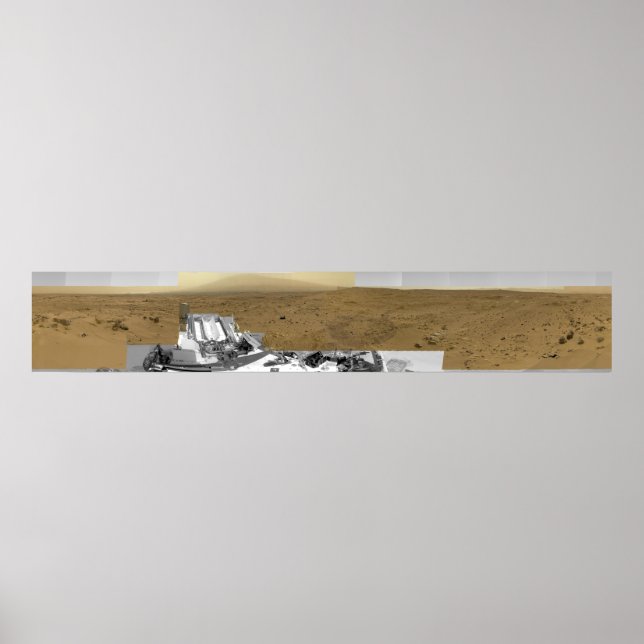 Mars Panorama: Ein historisches Bild Poster (Vorne)