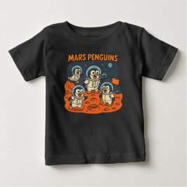Mars Pinguine lustige Tierserien! Baby T-shirt