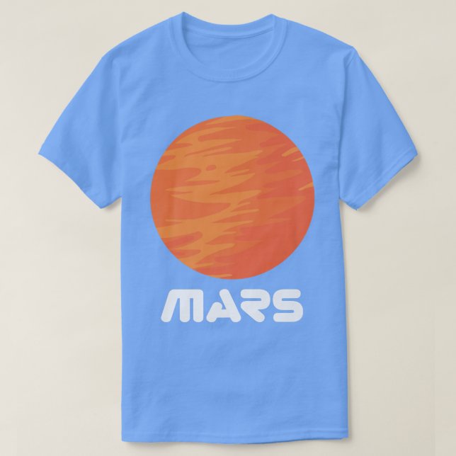 Mars Planet Roter Planet Astronaut T-Shirt (Design vorne)