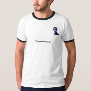 Mars Planet Rückenprint - Minimalistischer Weltrau T-Shirt