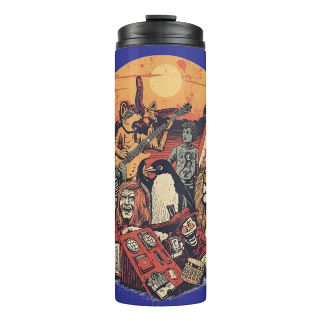 Mars Pop Party Animals – Fun Music & Space Culture Thermosbecher (Vorderseite)