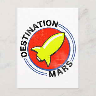 Mars Postkarte