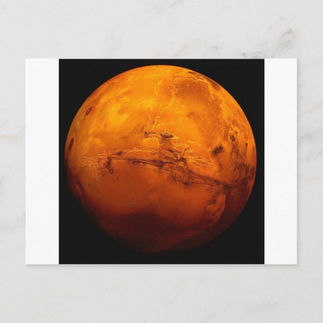 Mars Postkarte (Vorderseite)