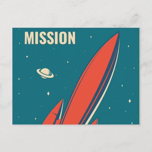 Mars Postkarte (Vorderseite)