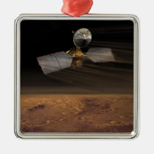 Mars Reconnaissance Orbiter 3 Silbernes Ornament
