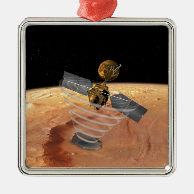 Mars Reconnaissance Orbiter Ornament Aus Metall (Vorne)