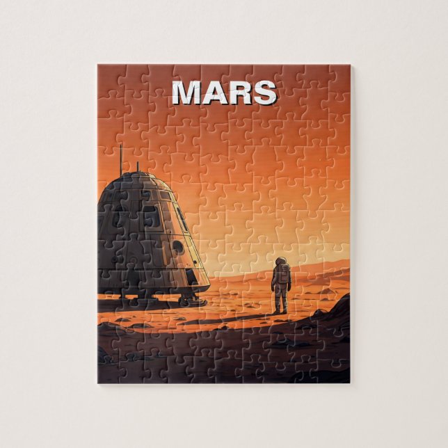 Mars reisen puzzle (Vertikal)