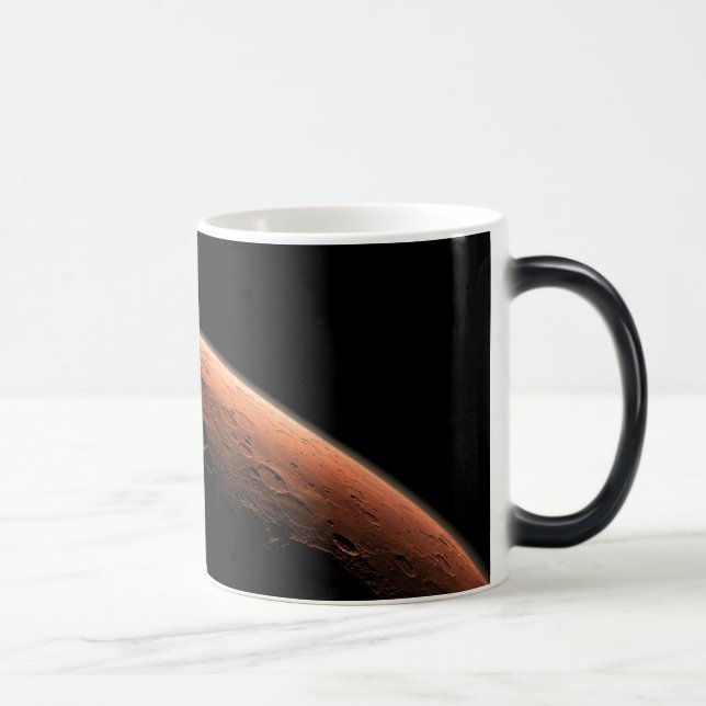 MARS-ROTER PLANET IM UNIVERSUM, MARS-TASSE VERWANDLUNGSTASSE (Rechts)