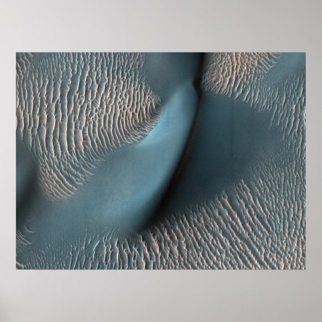 Mars Sand Dunes Poster (Vorne)