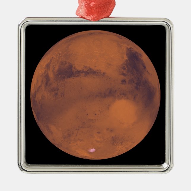 Mars Silbernes Ornament (Vorne)