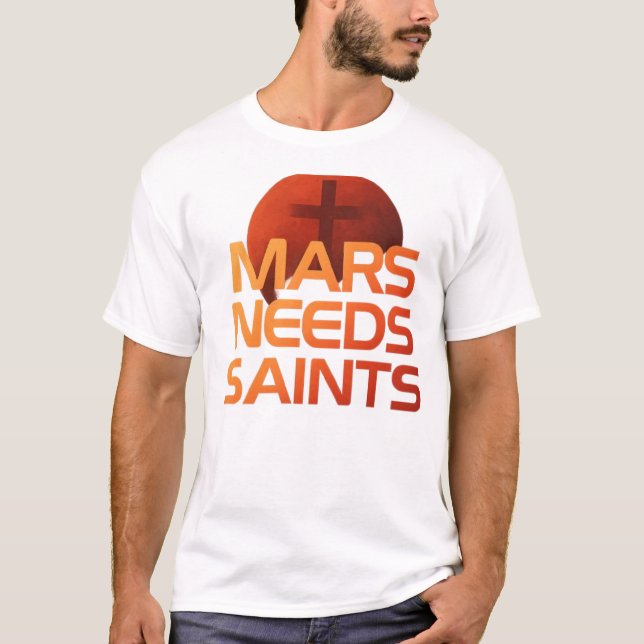 "Mars Staat des Geistes - Der männliche T - Shirt" T-Shirt (Vorderseite)