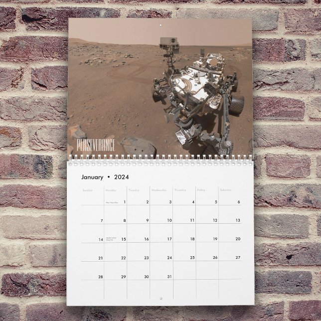 Mars und Mars Raumfahrzeuge Kalender (Von Creator hochgeladen)