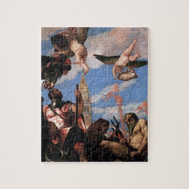 Mars und Neptun Paolo-Veronese- Puzzle (Vertikal)