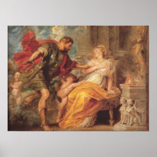 Mars und Rhea Silvia Poster