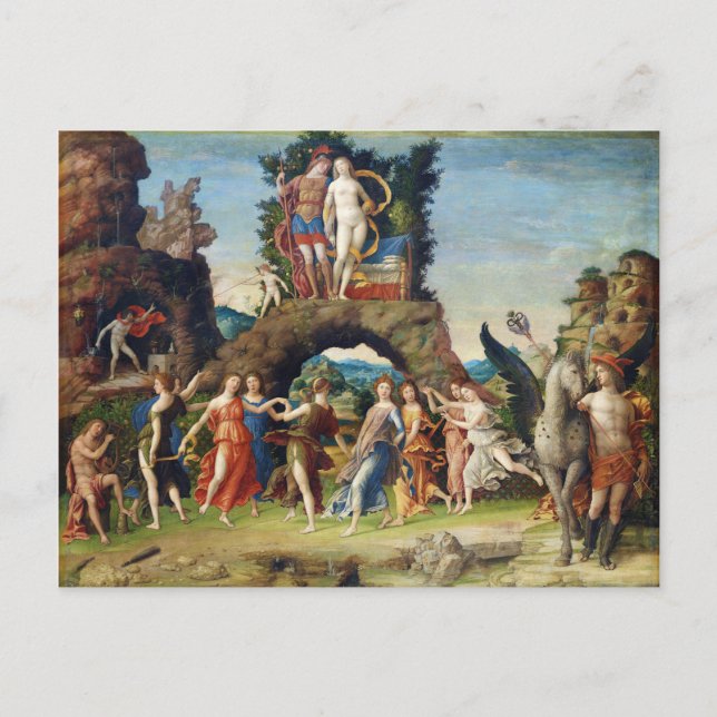Mars und Venus La Parnasse von Andrea Mantegna Postkarte (Vorderseite)