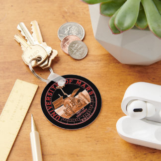 Mars University of Red Orange Logo Schlüsselanhänger