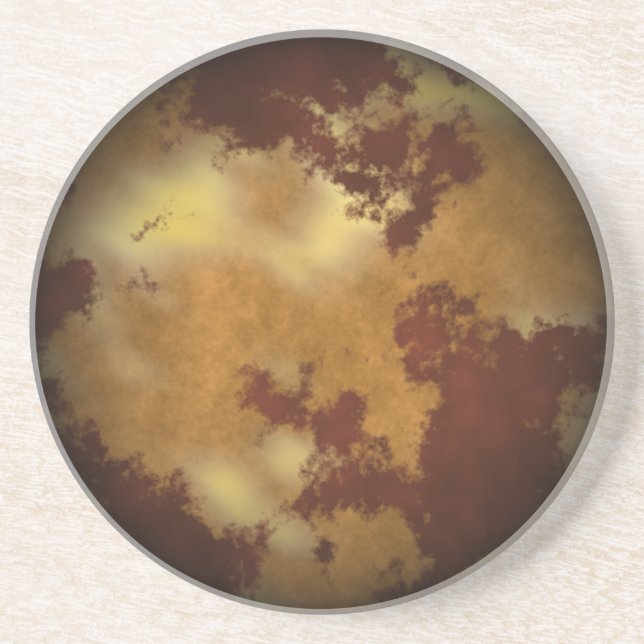 Mars-Untersetzer Sandstein Untersetzer (Vorne)