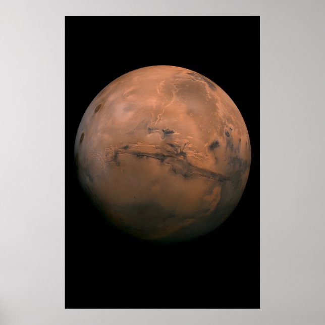 Mars - Valles Marineris - NASA  Space  Astronomy Poster (Vorne)