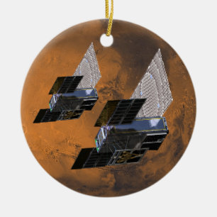 Mars von MarCO CubeSats kubiert Keramik Ornament