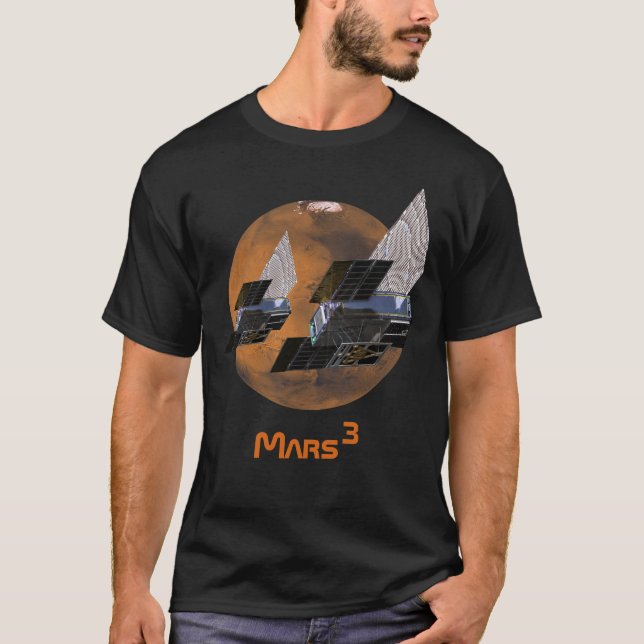 Mars von MarCO CubeSats kubiert T-Shirt (Vorderseite)
