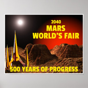 Mars Weltmesse 2040 Poster