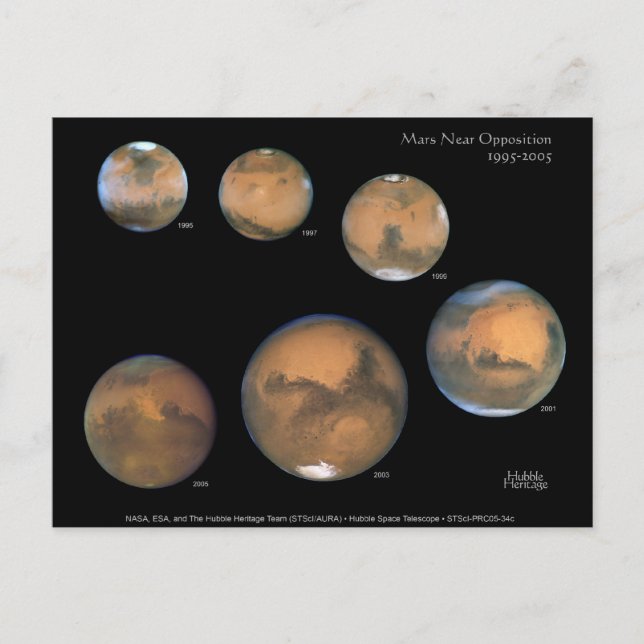 Mars Widerstand 1995-2005 Postkarte (Vorderseite)