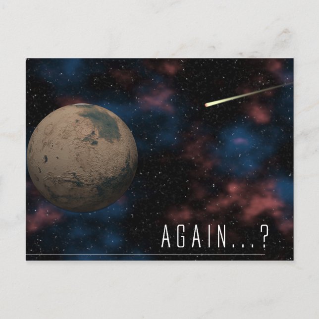 Mars... wieder? postkarte (Vorderseite)