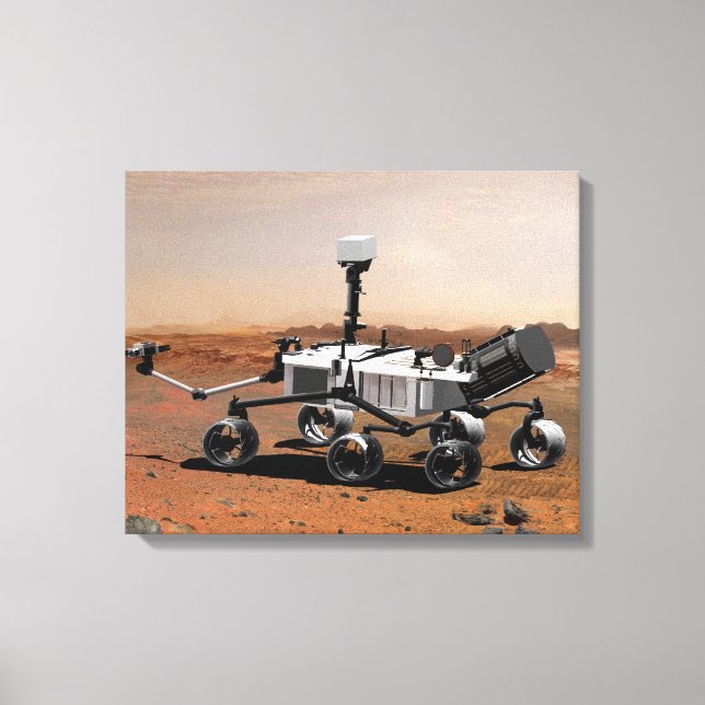Mars - Wissenschaftslabor 2 Leinwanddruck (Vorderseite)