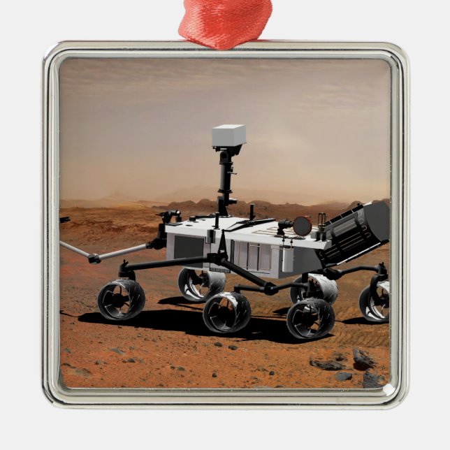 Mars - Wissenschaftslabor 2 Ornament Aus Metall (Vorne)