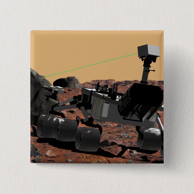Mars - Wissenschaftslabor 3 Button (Vorderseite)